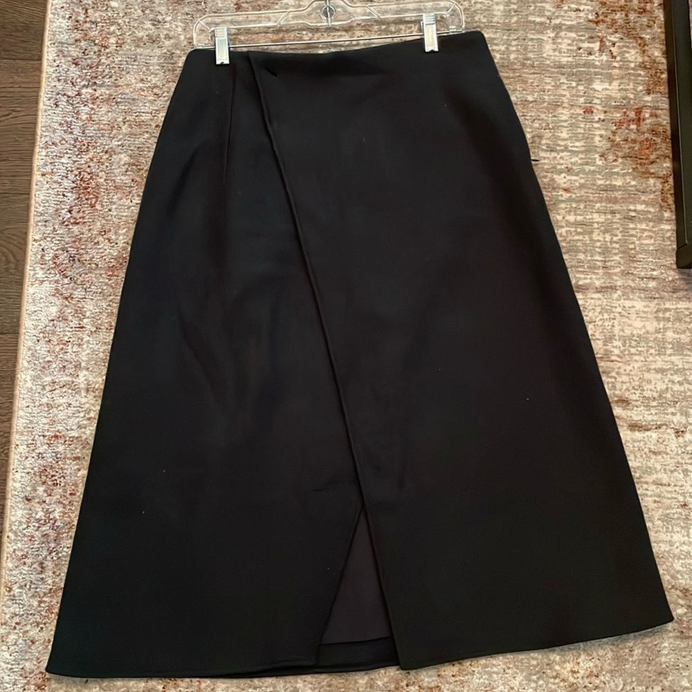CLUB MONACO | Grey A-line Wool skirt